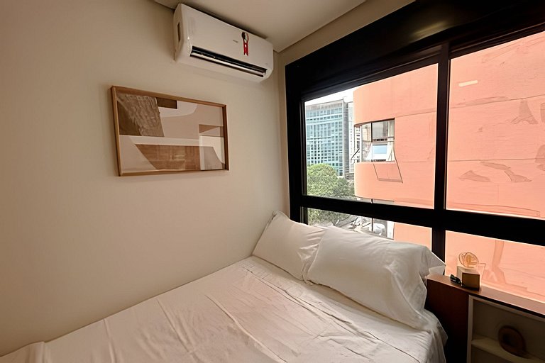 Studio versátil em São Paulo de 14m²
