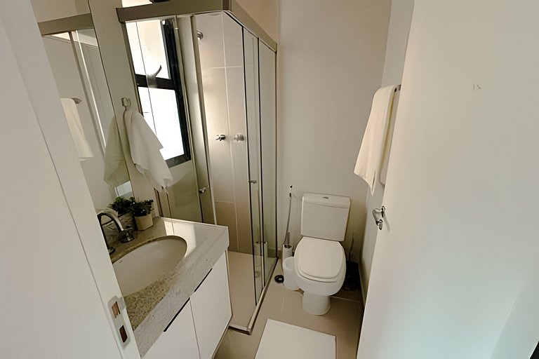 Studio versátil em São Paulo de 14m²